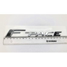 Emblema trasero f-pace jaguar cromado