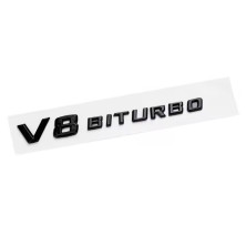 Letras mercedes v8 biturbo negras