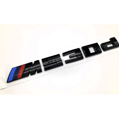 EMBLEMA TRASERO BMW M530d NEGRO BRILLO