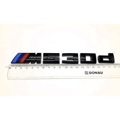 EMBLEMA TRASERO BMW M530d NEGRO BRILLO