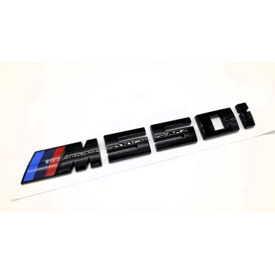 EMBLEMA TRASERO BMW M550i NEGRO BRILLO