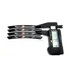 EMBLEMA ALUMINIO LLANTAS AUDI S-LINE NEGRO