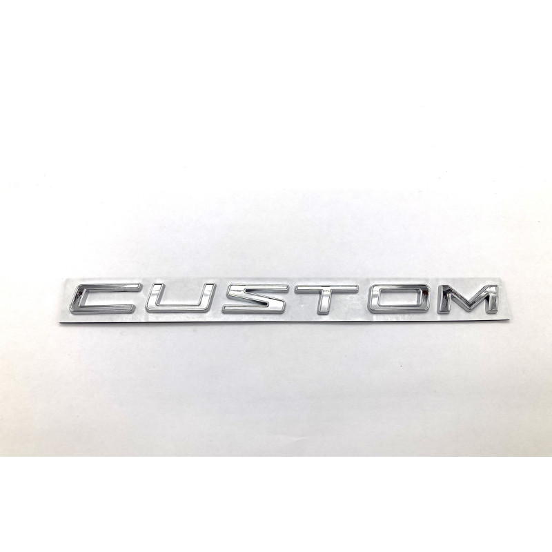 Emblema logo trasero letras FORD CUSTOM