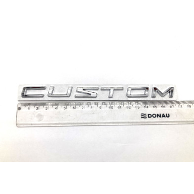 Emblema logo trasero letras FORD CUSTOM
