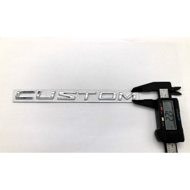 Emblema logo trasero letras FORD CUSTOM