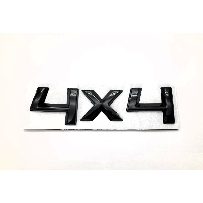 EMBLEMA LOGO TRASERO SKODA 4X4 NEGRO