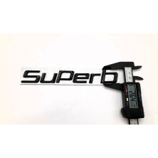 EMBLEMA LOGO TRASERO SKODA SUPERB NEGRO