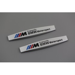 2 emblemas laterales bmw m motorsport mate