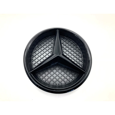 EMBLEMA DE PARRILLA DELANTERA ESTRELLA MERCEDES-BENZ NEGRO
