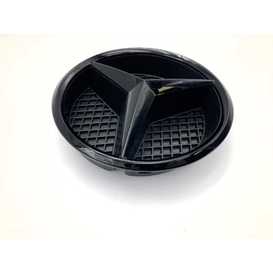 EMBLEMA DE PARRILLA DELANTERA ESTRELLA MERCEDES-BENZ NEGRO
