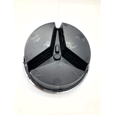 EMBLEMA DE PARRILLA DELANTERA ESTRELLA MERCEDES-BENZ NEGRO