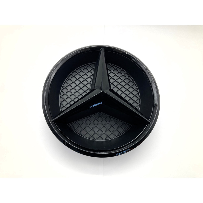 EMBLEMA DE PARRILLA DELANTERA ESTRELLA MERCEDES-BENZ NEGRO