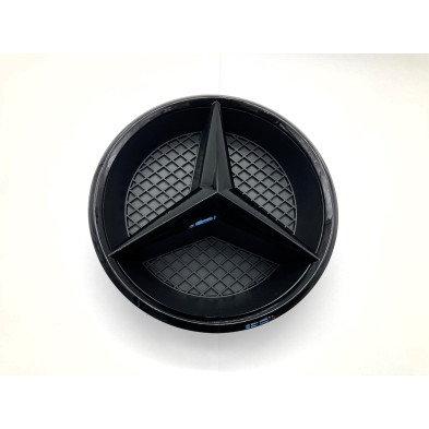 EMBLEMA DE PARRILLA DELANTERA ESTRELLA MERCEDES-BENZ NEGRO