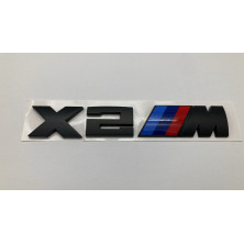 EMBLEMA TRASERO BMW X2 M NEGRO