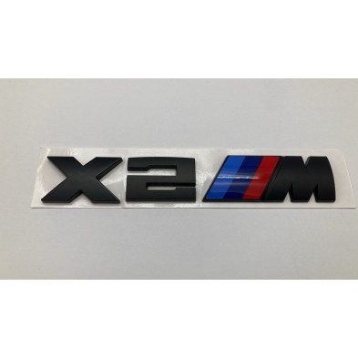 EMBLEMA TRASERO BMW X2 M NEGRO