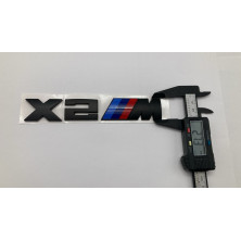 EMBLEMA TRASERO BMW X2 M NEGRO