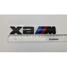 EMBLEMA TRASERO BMW X2 M NEGRO