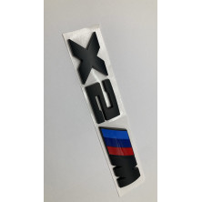 EMBLEMA TRASERO BMW X2 M NEGRO