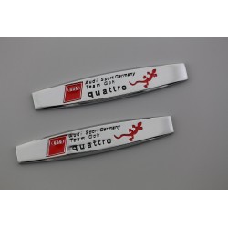 2 emblemas laterales AUDI SPORT team goh quattro