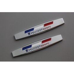 2 emblemas laterales peugeot sport mate