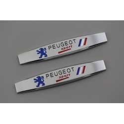 2 emblemas laterales peugeot sport leon