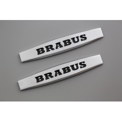 2 EMBLEMAS LATERALES MERCEDES BENZ BRABUS MATE