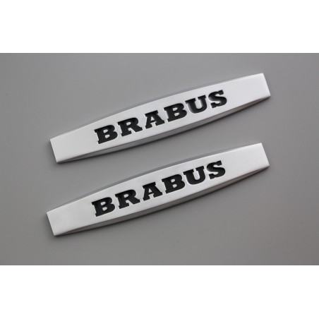 2 EMBLEMAS LATERALES MERCEDES BENZ BRABUS MATE