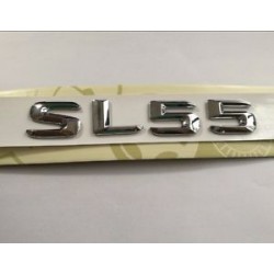 EMBLEMA LETRAS MERCEDES BENZ CLASE SL SL55 CROMADO