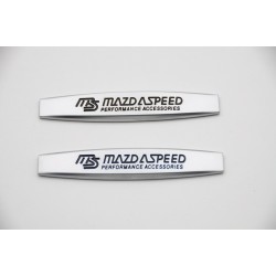 2 emblemas laterales mazda speed mate