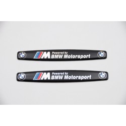 2 emblemas laterales bmw m motorsport negro