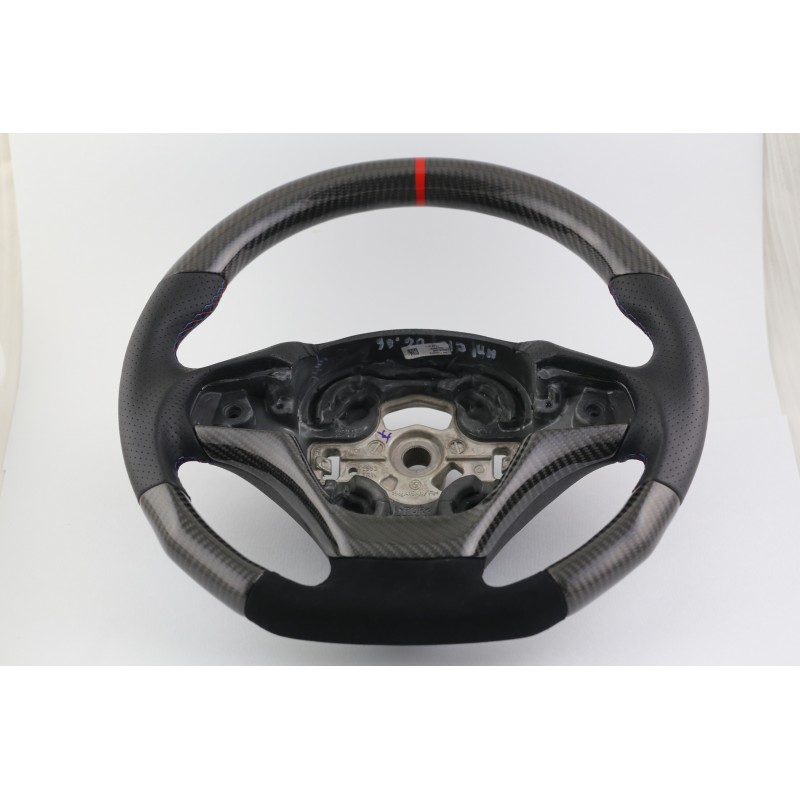 Enjoliveur De Volant Style Fibre De Carbone Pour BMW Série 1/3/GT F20 F30 F34 (2012-2016)