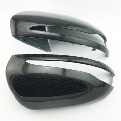 Tapas de espejos de carbono mercedes w205 c x253 glc w222 s  w217 cl