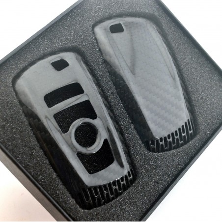 Funda de llave en carbono bmw serie 1 3 5