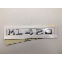 EMBLEMA LETRAS MERCEDES CLASE ML ML430 CROMADAS