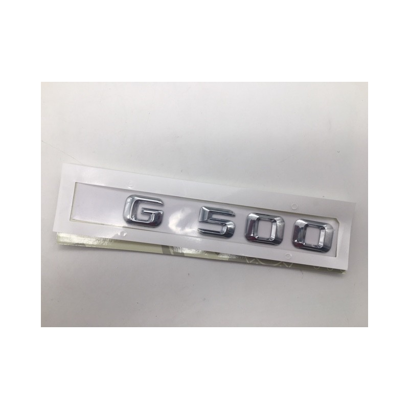 EMBLEMA LETRAS MERCEDES BENZ CLASE G G500 CROMADAS
