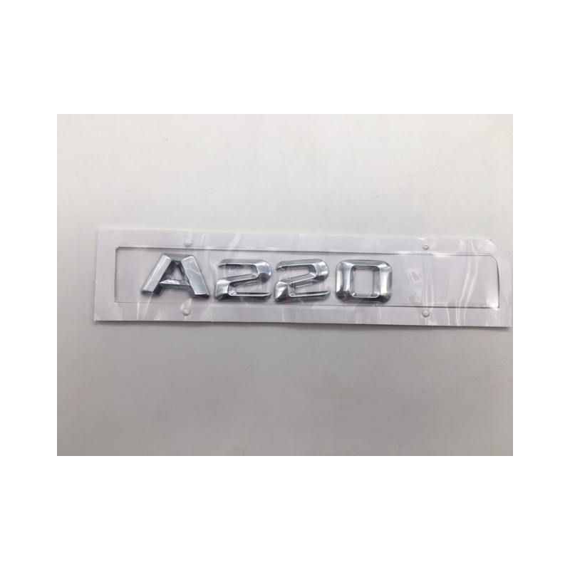 Emblemas Cromados "4MATIC" Para Mercedes - Adhesivos, Plástico ABS, Plata Brillante