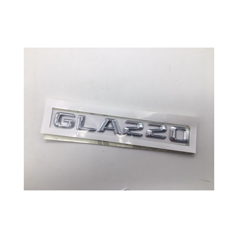 EMBLEMA LETRAS MERCEDES BENZ CLASE GLA GLA220 CROMADAS