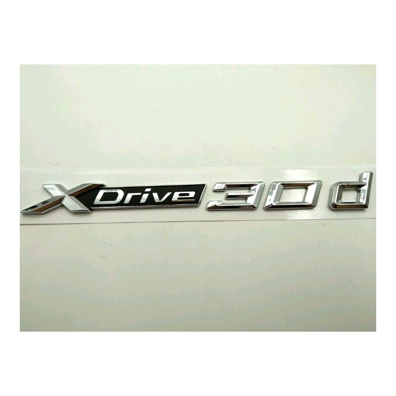 Emblema letras bmw xdrive 30d