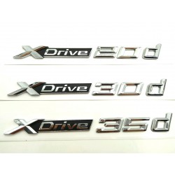 Emblema letras bmw xdrive 30d