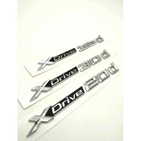 Emblema letras bmw xdrive 30d