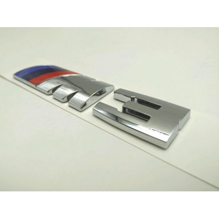 Emblema trasero bmw M3 cromado 12cm