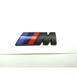 EMBLEMA LATERAL PEQUEÑO BMW M 45MM NEGRO