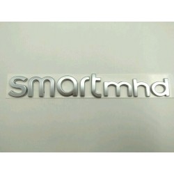 Emblema trasero smart mhd plata