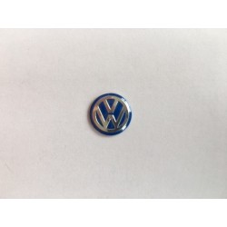 Emblema logo de llave Volkswagen 13mm azul