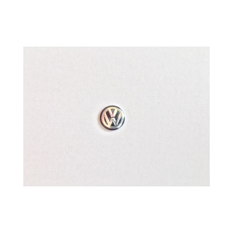 EMBLEMA LOGO LLAVE VOLKSWAGEN NEGRO 10MM