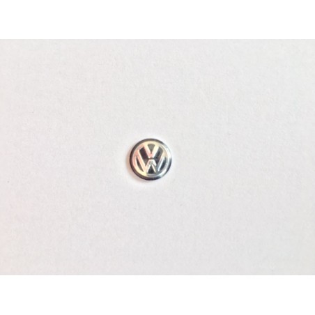 EMBLEMA LOGO LLAVE VOLKSWAGEN NEGRO 10MM