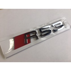 EMBLEMA TRASERO AUDI RS3