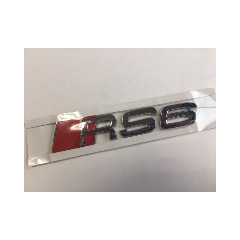 Emblema trasero audi rs6