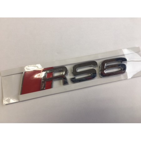 Emblema trasero audi rs6