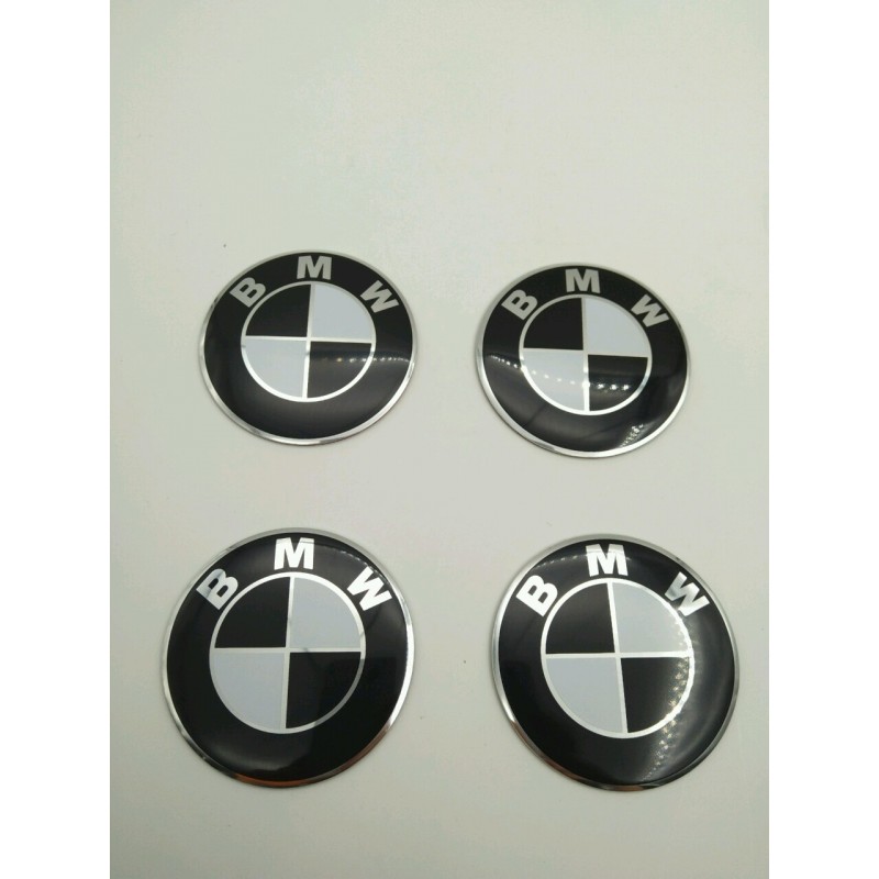 Chapas de centro de rueda BMW negro 56mm